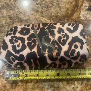 Victoria's Secret  Tan and Black Leopard Cosmetic Bag